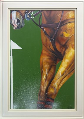 Lot 712 - POLO PONY, AN OIL BY GREER RALSTON
