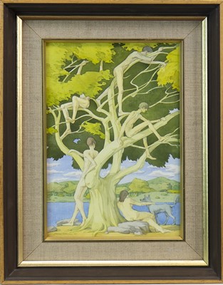 Lot 528 - THE TREE OF YOUTH, A WATERCOLOUR BY JAMES GORMAN