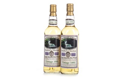 Lot 43 - TWO BOTTLES OF ABERLOUR 1991 SINGLE CASK AGED 11 YEARS