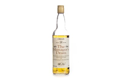 Lot 76 - OBAN MANAGERS DRAM AGED 19 YEARS - LOW FILL