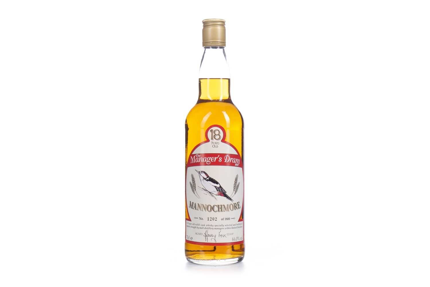 Lot 101 - MANNOCHMORE MANAGERS DRAM AGED 18 YEARS