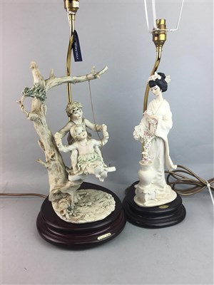 Lot 451 - A LOT OF FOUR GUISEPPE ARMANI TABLE LAMPS
