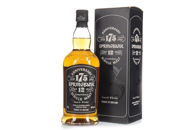 Lot 57 - SPRINGBANK 175TH ANNIVERSARY AGED 12 YEARS