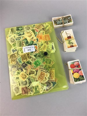 Lot 270 - A LOT OF STAMPS, CIGARETTE CARDS AND PLAYING CARDS