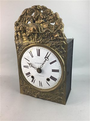 Lot 562 - A FRENCH WALL CLOCK