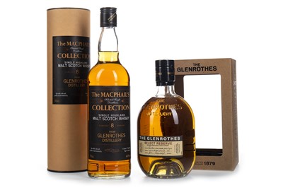 Lot 336 - GLENROTHES G&M 8 YEARS OLD AND GLENROTHES SELECT RESERVE