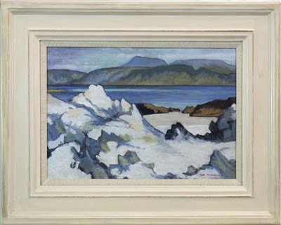 Lot 537 - WHITE SANDS, AN OIL BY TOM FLANAGAN