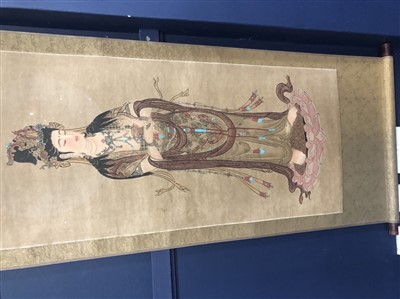 Lot 1120 - A CHINESE SCROLL PAINTING
