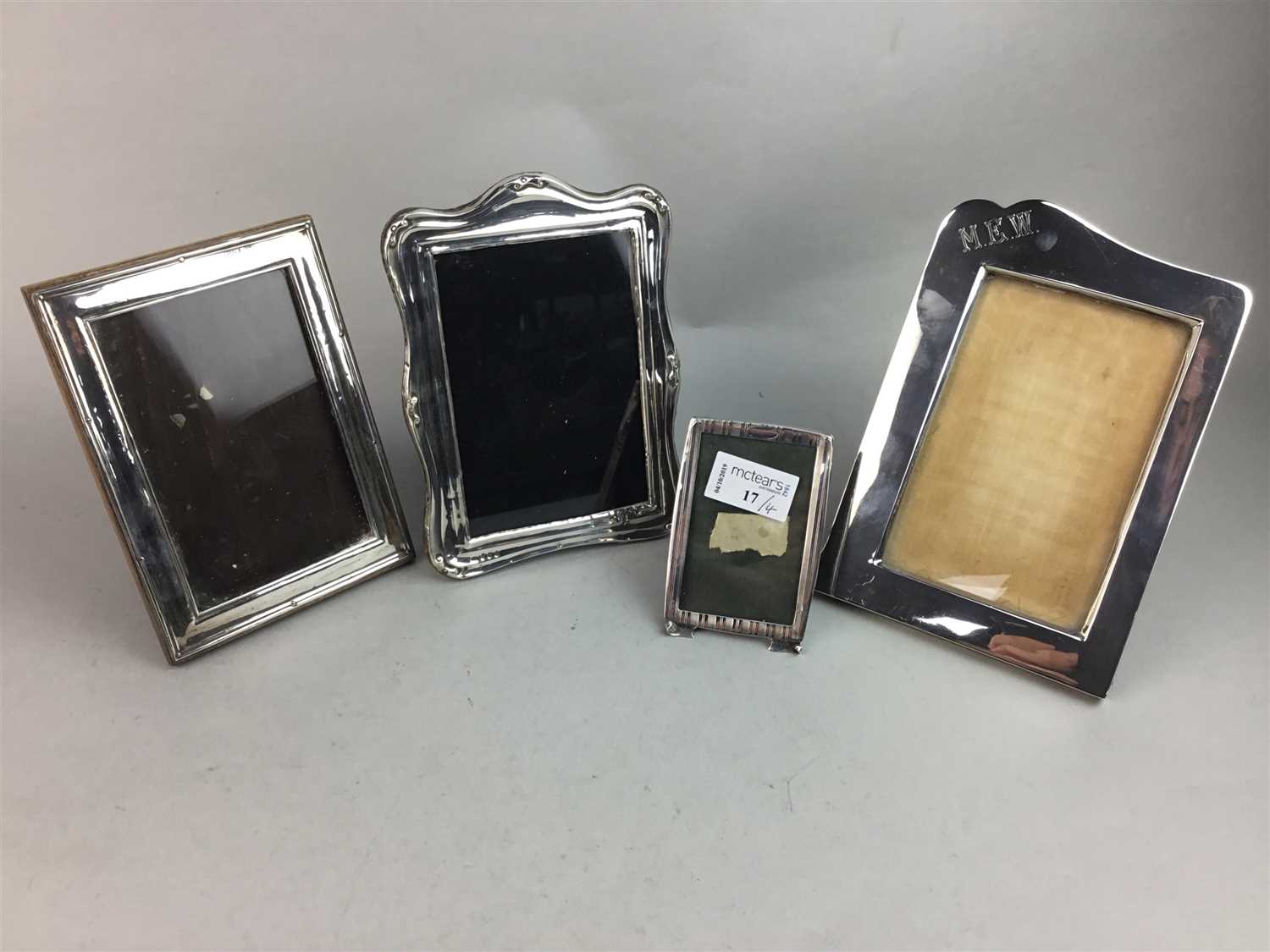 Lot 17 - A LOT OF FOUR SILVER PHOTOGRAPH FRAMES