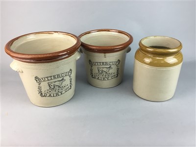 Lot 271 - A SET OF SIX APOTHECARY JARS AD OTHER ITEMS