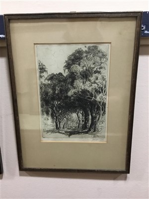 Lot 290 - A COLLECTION OF ETCHINGS