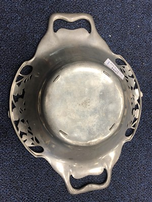 Lot 1657 - A TUDRIC PEWTER COMPORT