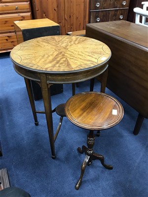 Lot 292 - AN OCCASIONAL TABLE AND ONE OTHER