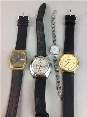 Lot 364 - A LOT OF FOUR WRIST WATCHES INCLUDING A GENTLEMAN'S TISSOT WATCH