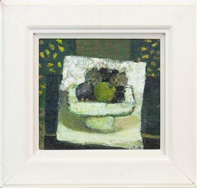 Lot 738 - GREEN APPLES, AN OIL BY SANDY MURPHY