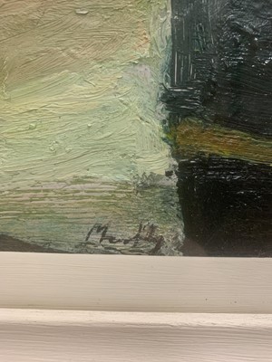 Lot 738 - GREEN APPLES, AN OIL BY SANDY MURPHY