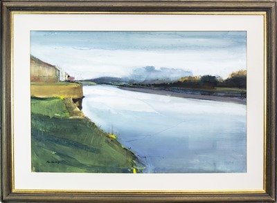 Lot 750 - GALLOWAY LANDSCAPE, AN OIL BY JAMES MACAULAY