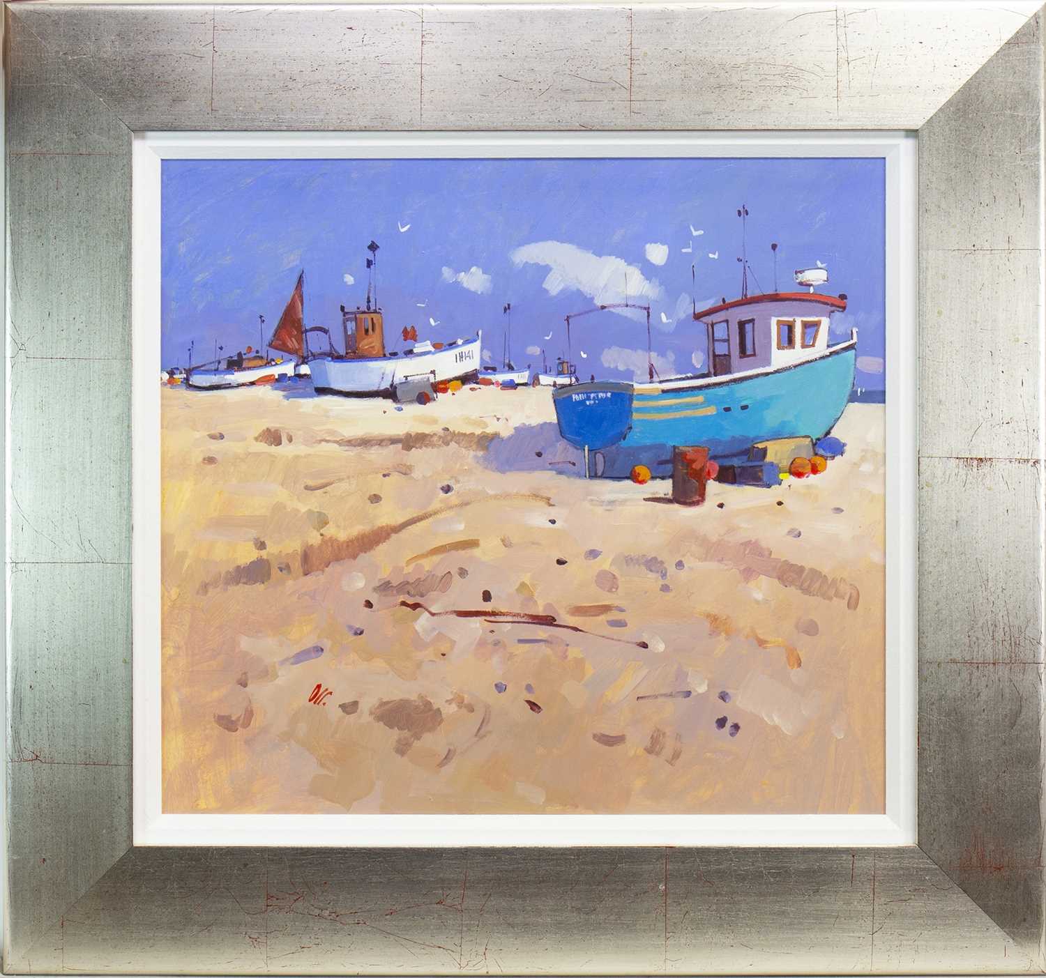 Lot 609 - HIGH AND DRY, AN OIL BY JAMES ORR