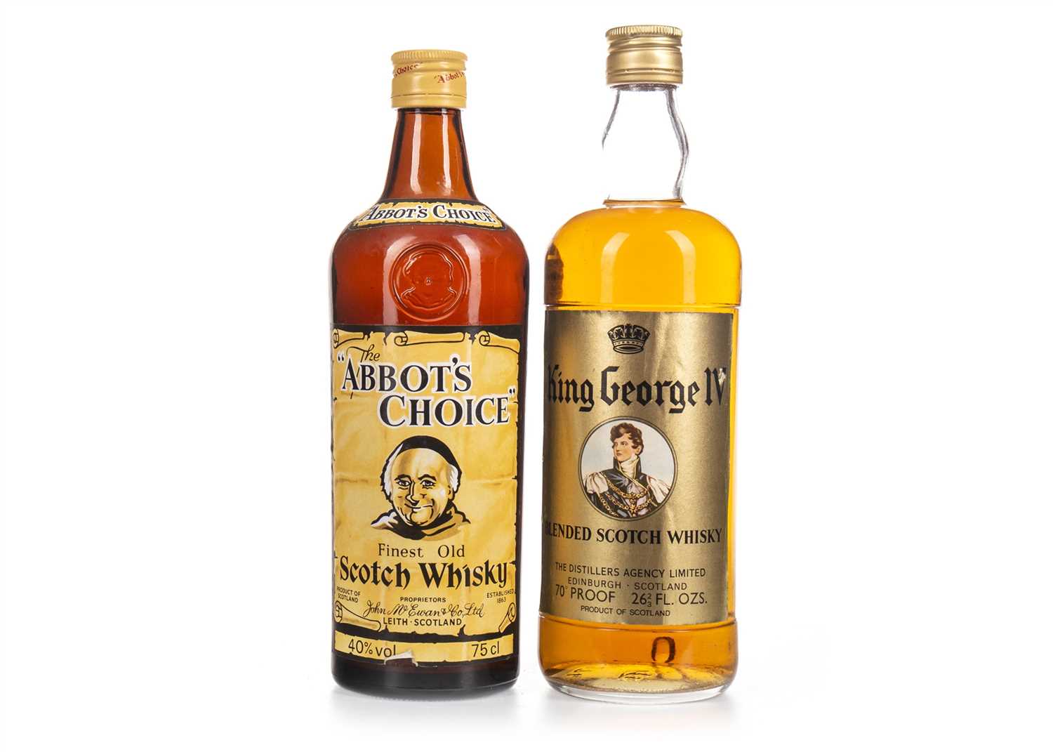 Lot 434 - ABBOT'S CHOICE AND KING GEORGE IV BLEND