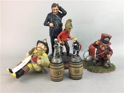 Lot 467 - A LOT OF RESIN FIGURES OF FIREFIGHTERS