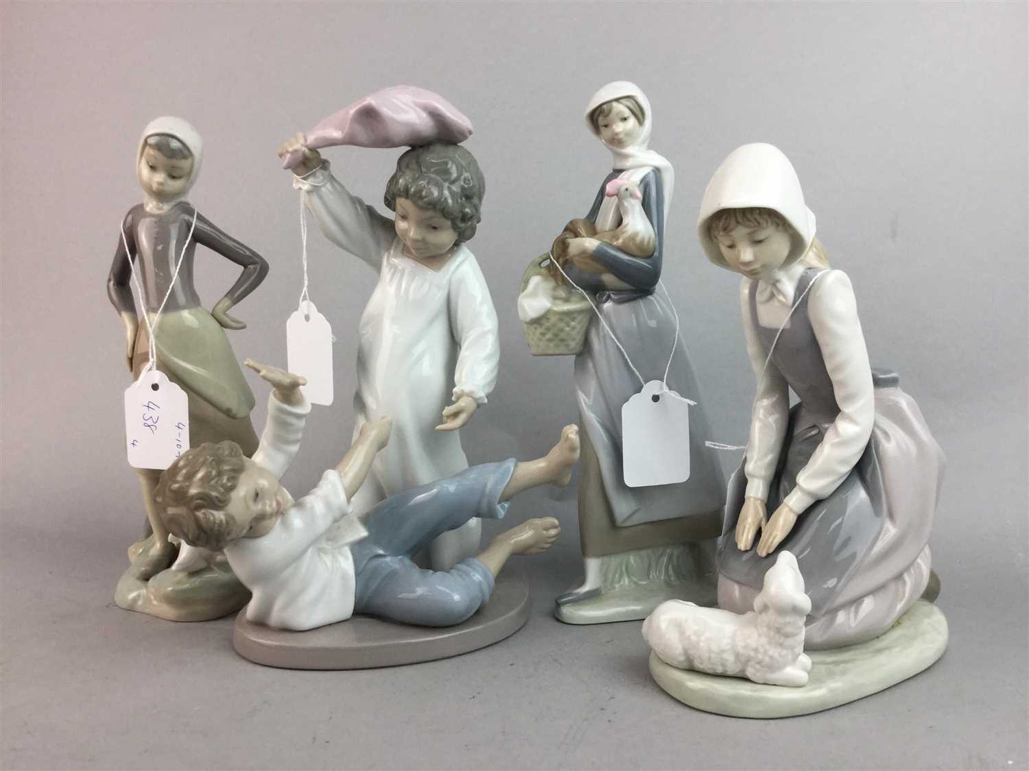 Lot 438 - A LOT OF FOUR NAO FIGURES