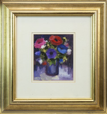 Lot 535 - A PAIR OF FLORAL STILL LIFES, BY MARGARET DUFF