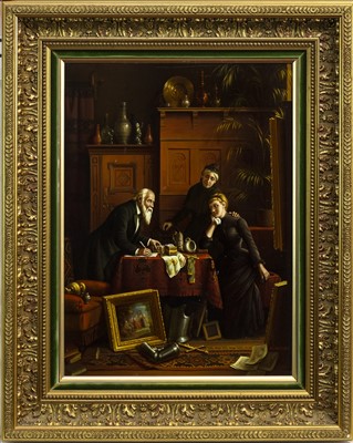 Lot 497 - THE WILL, AN OIL BY JACOB MEMBLING