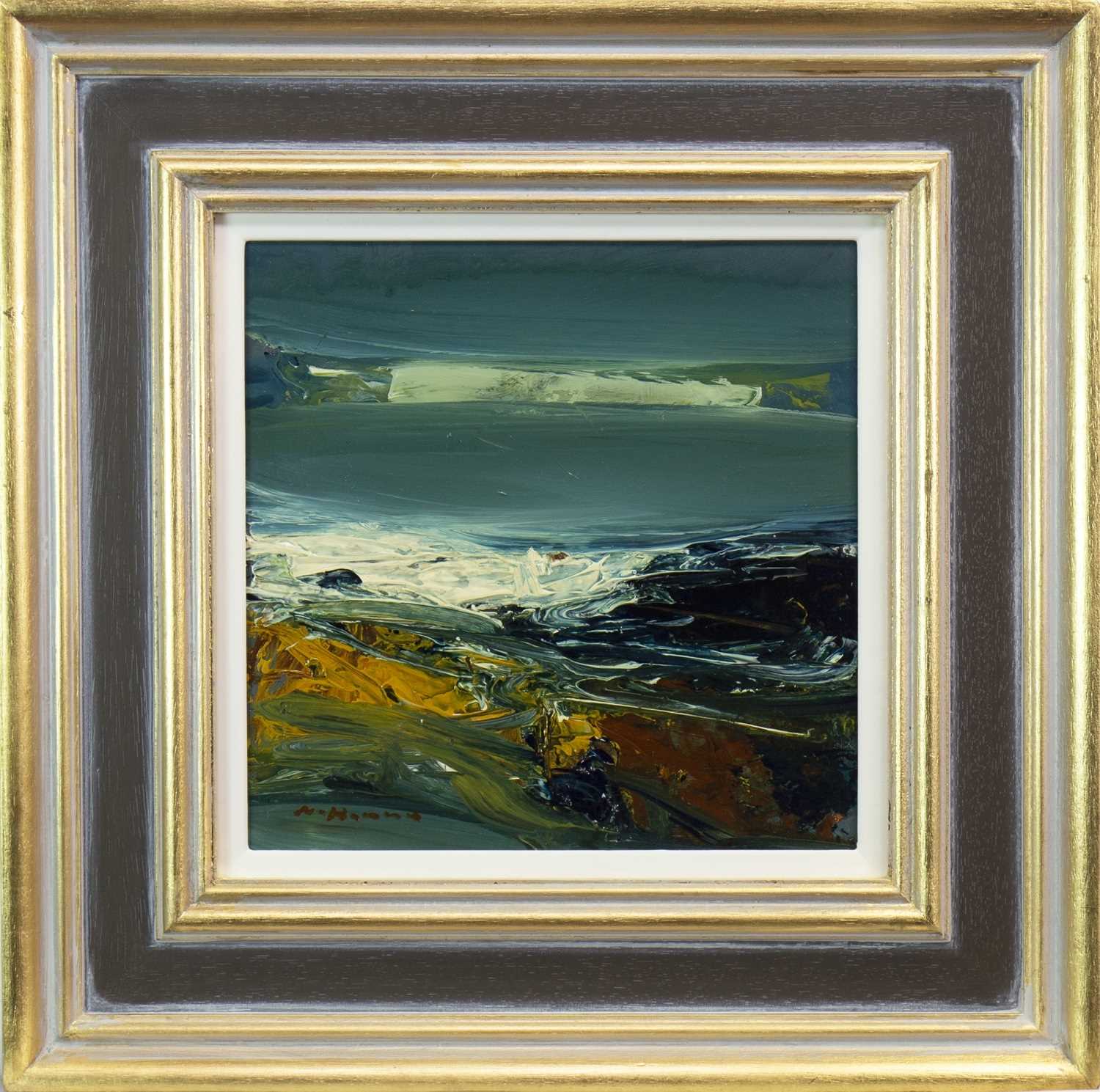 Lot 659 - NORTH SEA WATERS, AN OIL BY NAEL HANNA