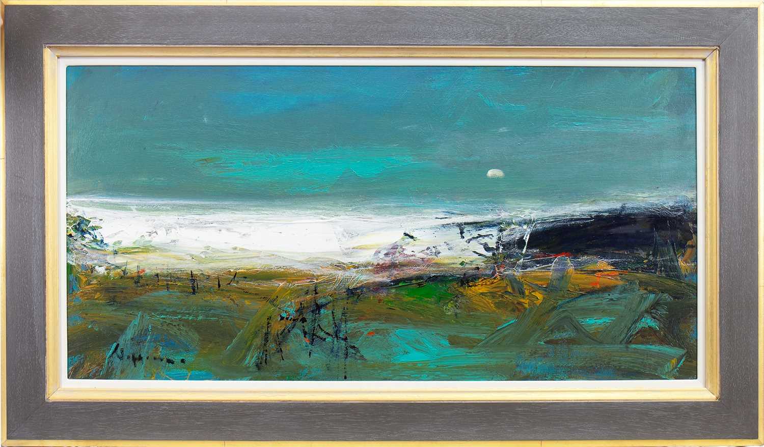 Lot 698 - EAST COAST SPIRIT, AN OIL BY NAEL HANNA