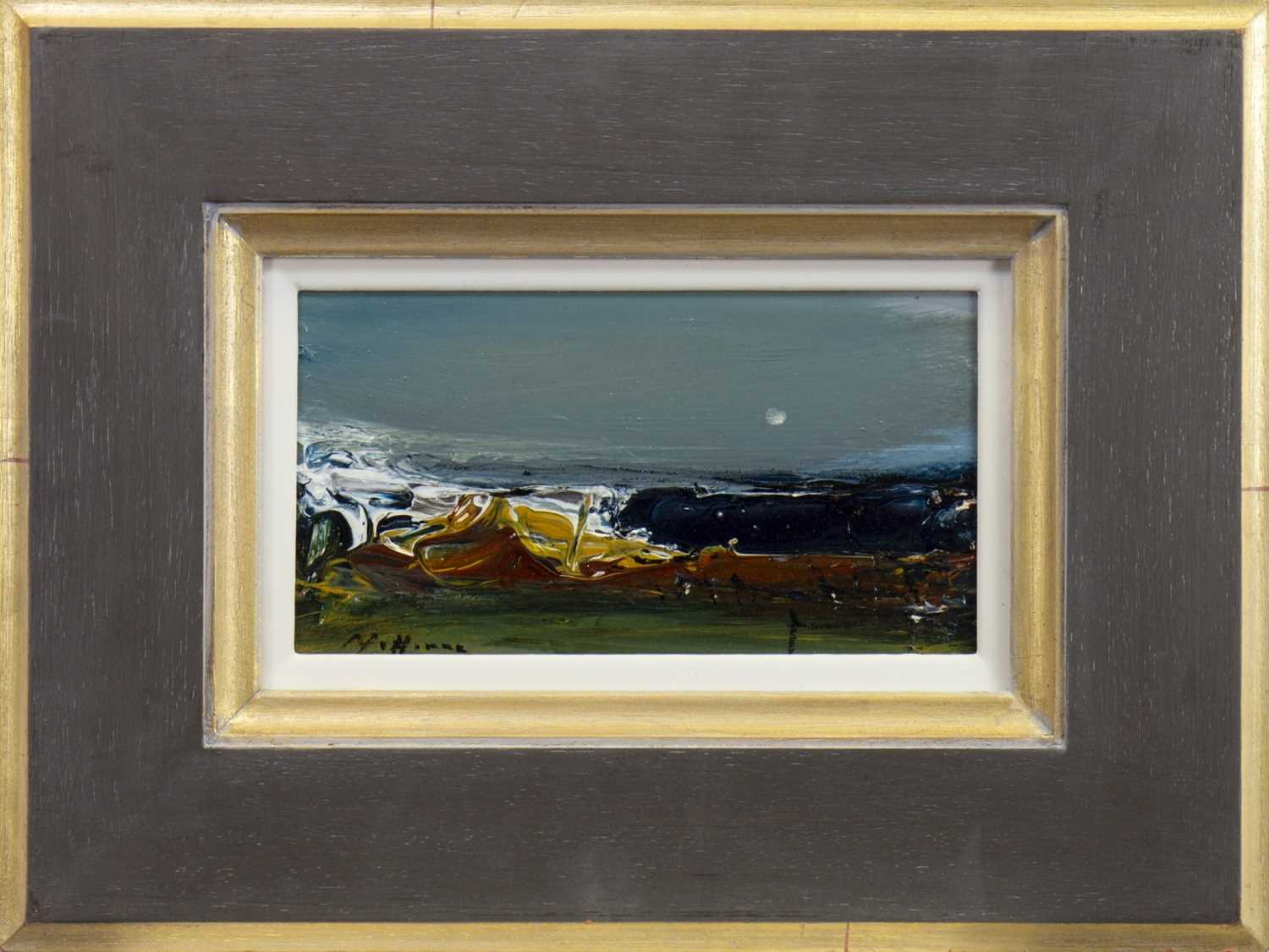 Lot 107 - WALKING OVER SEAWEED, FIFE, AN OIL BY NAEL HANNA