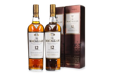 Lot 215 - TWO BOTTLES OF MACALLAN 12 YEARS OLD
