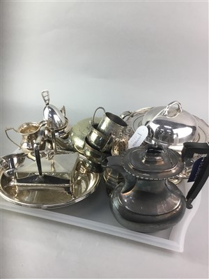 Lot 112 - A LOT OF SILVER PLATED WARES