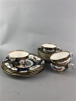 Lot 116 - A CONTINENTAL TEA SERVICE AND OTHER TEA WARE