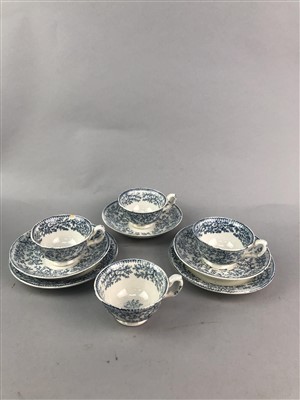 Lot 116 - A CONTINENTAL TEA SERVICE AND OTHER TEA WARE