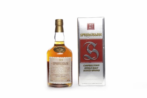 Lot 1118 - SPRINGBANK 21 YEARS OLD Active. Campbeltown,...