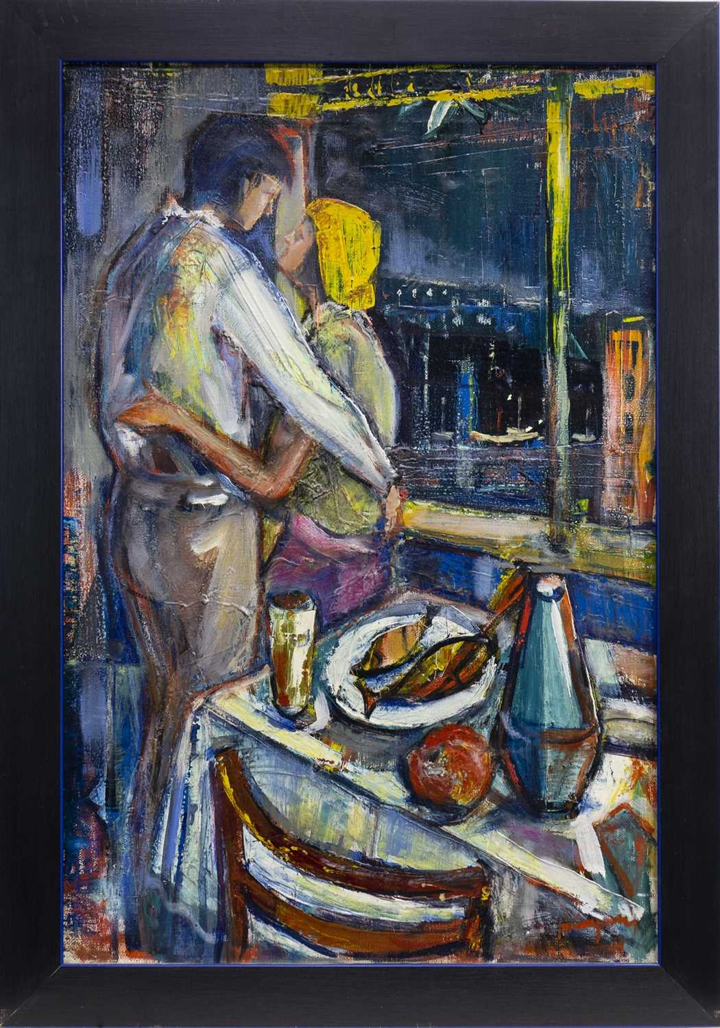 Lot 646 - THE COUPLE BY THE WINDOW
