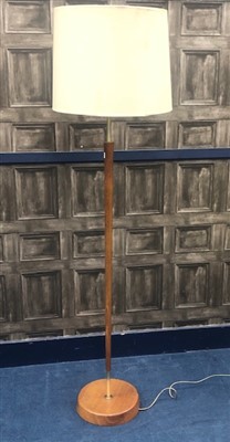 Lot 299 - A MODERN STANDARD LAMP WITH SHADE