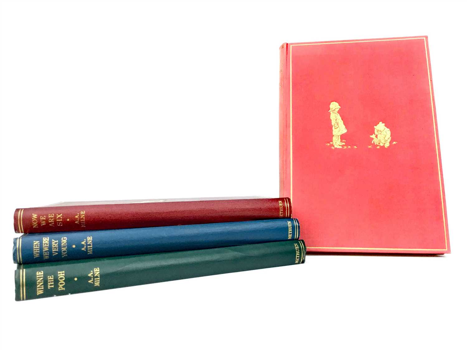 Lot 832 - A SET OF FOUR BOOKS BY ALAN ALEXANDER MILNE, INCLUDING THREE FIRST EDITIONS
