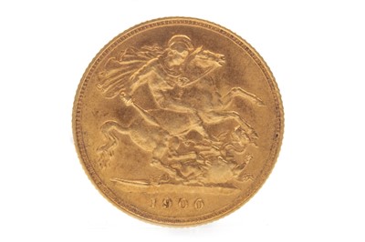 Lot 560 - A GOLD HALF SOVEREIGN, 1900
