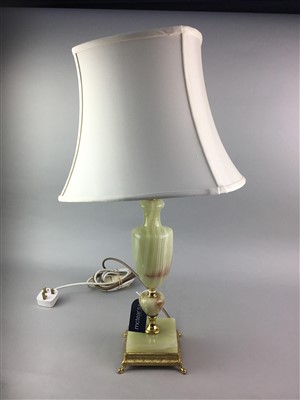 Lot 69 - A LOT OF THREE TABLE LAMPS