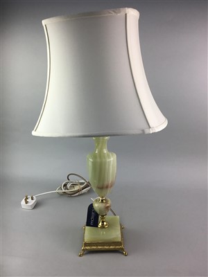 Lot 69 - A LOT OF THREE TABLE LAMPS