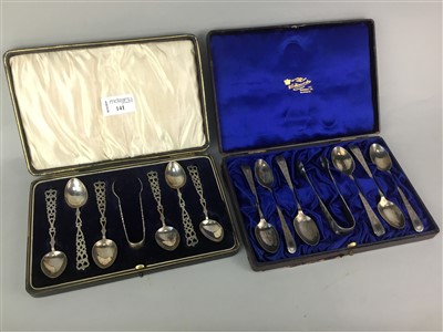 Lot 141 - A LOT OF PLATED CUTLERY