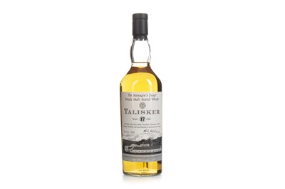 Lot 236 - TALISKER THE MANAGERS DRAM AGED 17 YEARS