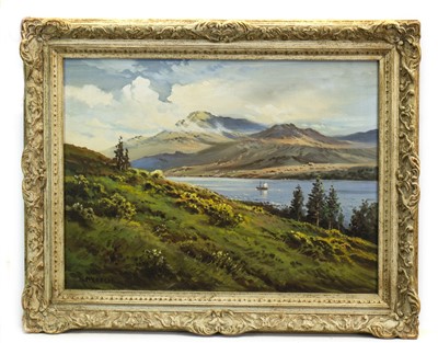 Lot 593 - ISLE OF SKYE, AN OIL BY WILLIAM MACGREGOR
