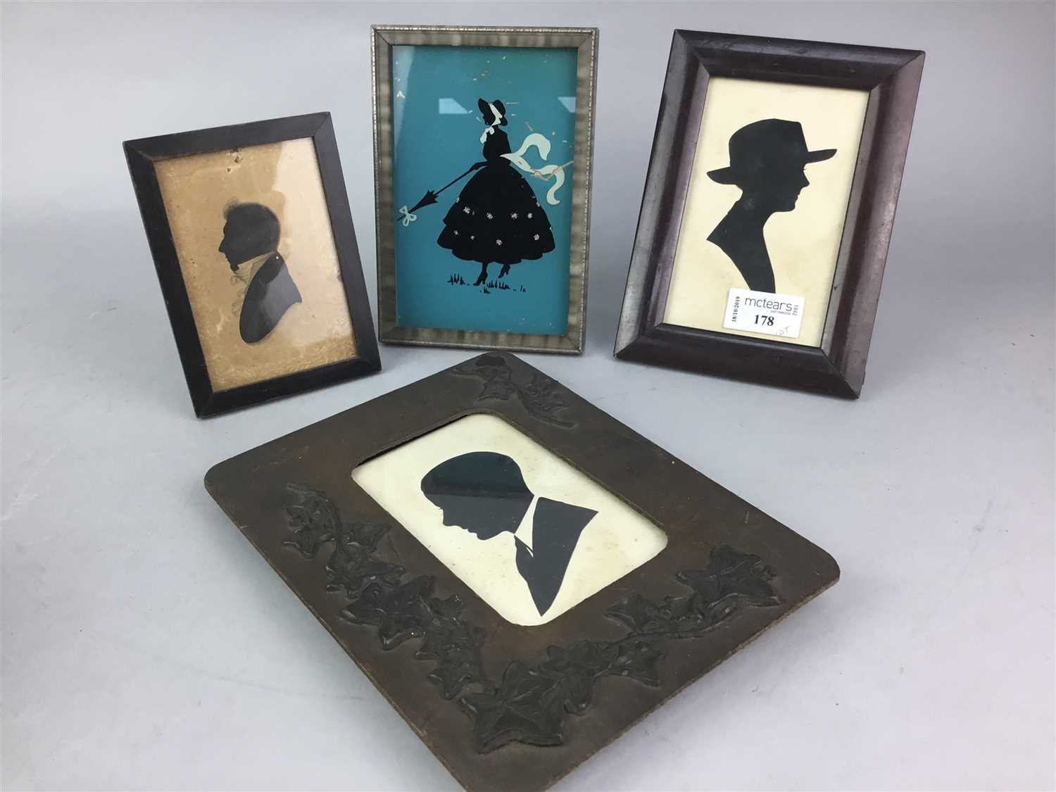 Lot 178 - A LOT OF FRAMED SILHOUETTES