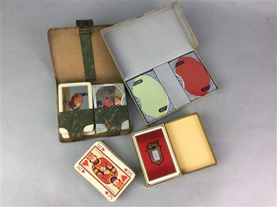 Lot 184 - A COLLECTION OF PHOTOGRAPHS, PICTURE CARD BOOKS AND PLAYING CARDS