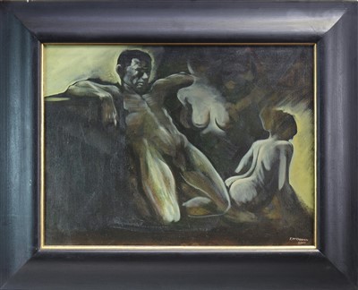Lot 745 - ALL THE YOUNG NUDES, AN OIL BY FRANK MCFADDEN