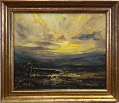 Lot 616 - THE PARADISE, AN OIL BY ARMAND GUSTAVE JAMAR