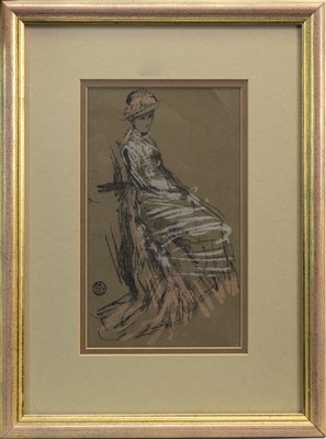 Lot 81 - DRAWINGS AFTER WHISTLER, A PAIR OF LITHOGRAPHS BY THOMAS ROBERT WAY