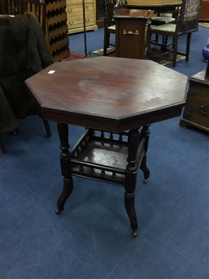 Lot 191 - A VICTORIAN OCTAGONAL OCCASIONAL TABLE